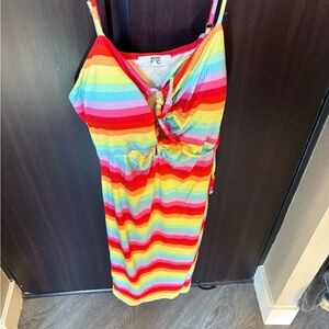 Colorful Striped Dress
